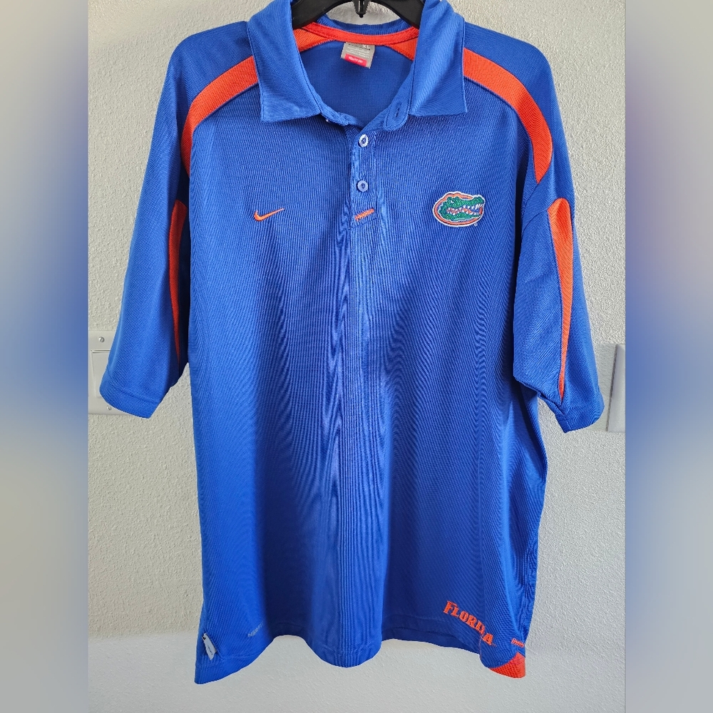 Nike Fit Team Polo Florida Gators Sz XL